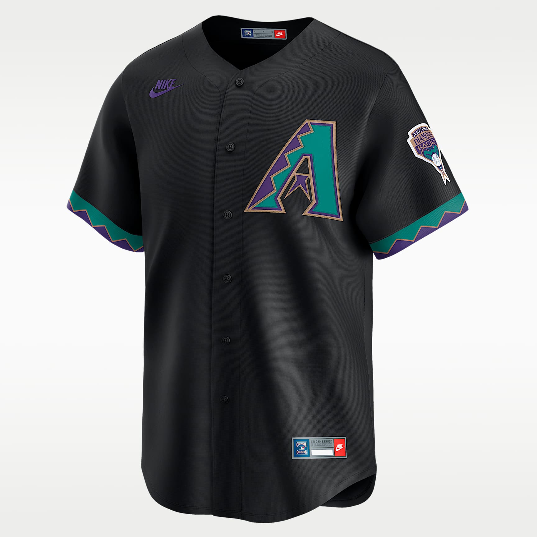Randy Johnson Arizona Diamondbacks Cooperstown Men's Nike Dri-FIT